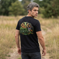 Feed the Squatch Michigan Pines Edition — Bigfood Graphic Tee with wilderness badge